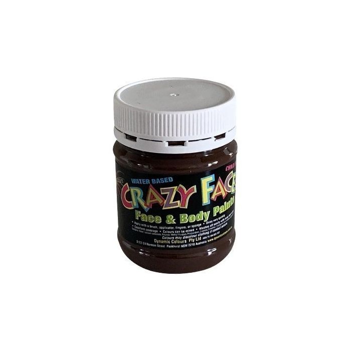 Crazy Faces Face Paint Brown 250ml